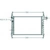 Radiatore acqua per OPEL KADETT E dal 1984 al 2000