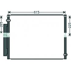 Condensatore per TOYOTA LAND CRUISER dal 1996 al 2002
