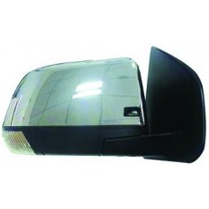 Retrovisore elettrico cromato abbattibile con freccia per ISUZU DMAX dal 2017 lato sinistro guidatore