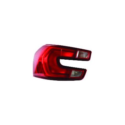 Fanale posteriore rosso per CITROEN C4 dal 2013 al 2018 lato sinistro guidatore Codice OEM 9676853980
