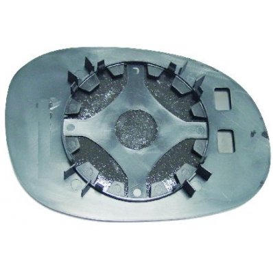 Piastra Specchio Retrovisore Destro Per CITROEN C1 (dal 2014) - Riscaldato, Convesso, Cromato