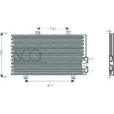 Condensatore per ALFA ROMEO 145 dal 1994 al 2000