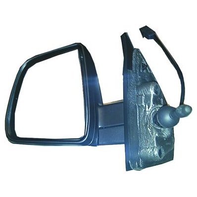 Retrovisore meccanico nero 1 vetro per OPEL COMBO dal 2012 al 2018 lato sinistro guidatore Codice OEM 735668180
