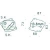 Radiatore olio per BMW 3 E46 dal 2001 al 2005