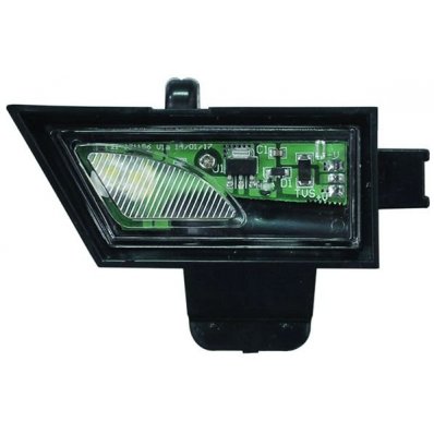 Luce di cortesia montaggio su retrovisore per VOLKSWAGEN GOLF  VII dal 2012 al 2016 lato sinistro guidatore Codice OEM 5G0945291