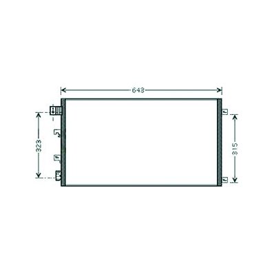 Condensatore per NISSAN QASHQAI dal 2010 al 2013 Codice OEM 92100-JD000