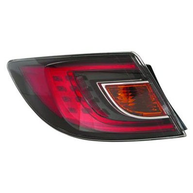 Fanale posteriore rosso berlina per MAZDA 6 dal 2007 al 2010 lato sinistro guidatore Codice OEM GS1F51180E/GS1F51150