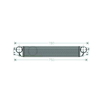 Intercooler per OPEL ANTARA dal 2006 al 2010 Codice OEM 96629070