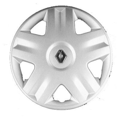 Coppa ruota diametro 13 logo cromato per RENAULT CLIO dal 2005 al 2009