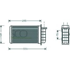 Scambiatore di calore per FIAT MAREA dal 1996 al 2002