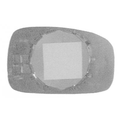 Piastra specchio retrovisore per PEUGEOT 306 dal 1993 al 1997 lato sinistro guidatore
