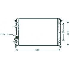 Radiatore acqua per RENAULT SCENIC dal 1999 al 2003