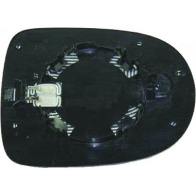 Piastra specchio retrovisore per RENAULT CLIO dal 2009 al 2012 lato destro passeggero Codice OEM 7701069554