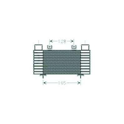 Intercooler per FIAT BRAVA dal 1995 al 2001 Codice OEM WL2113550A