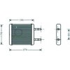 Scambiatore di calore per HYUNDAI ACCENT dal 1995 al 1997