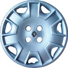 Coppa ruota diametro 13 logo cromato per RENAULT TWINGO dal 1998 al 2007