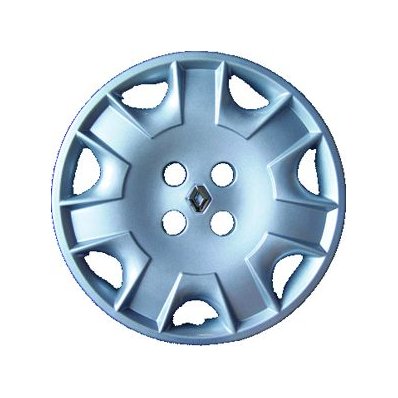 Coppa ruota diametro 13 logo cromato per RENAULT CLIO dal 2001 al 2005
