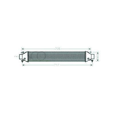 Intercooler per FIAT LINEA dal 2007 al 2010 Codice OEM 51785255