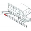 Modanatura parafango posteriore lato anteriore passo medio - passo lungo per CITROEN JUMPER dal 2002 al 2006