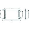 Condensatore per FIAT DOBLO' dal 2005 al 2009