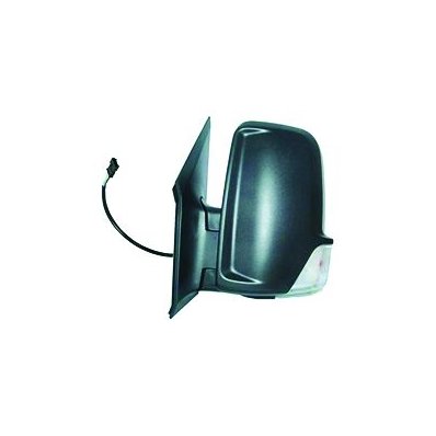 Retrov elettrico braccio corto nero 06-09-08-13 per MERCEDES-BENZ SPRINTER dal 2013 al 2018 lato sinistro guidatore Codice OEM A9068106016
