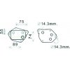 Radiatore olio per KIA SOUL dal 2014 al 2016