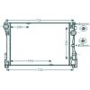 Radiatore acqua per MERCEDES-BENZ C W204 dal 2007 al 2011