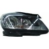 Proiettore nero per MERCEDES-BENZ C W204 dal 2011 al 2014 lato destro passeggero