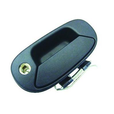 Maniglia esterna portellone c-foro nottolino nera per FIAT DOBLO&#039; dal 2005 al 2009 Codice OEM 735331105