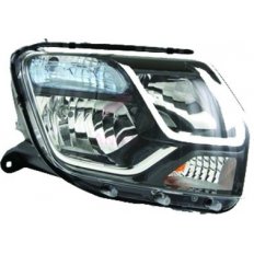 Proiettore con fanale blu $10-13 - 01-15 per DACIA DUSTER dal 2013 al 2017 lato destro passeggero