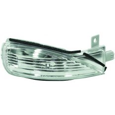 Lucciola retrovisore bianca per MAZDA 3 dal 2009 al 2013 lato destro passeggero