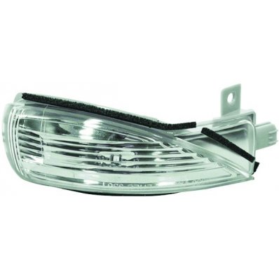 Lucciola retrovisore bianca per MAZDA 3 dal 2009 al 2013 lato destro passeggero Codice OEM G33D69122