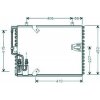 Condensatore per BMW 5 E34 dal 1988 al 1995