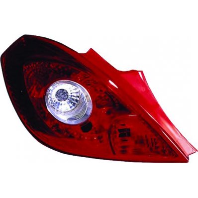 Fanale posteriore 3 porte per OPEL CORSA D dal 2011 al 2014 lato sinistro guidatore Codice OEM 1222131