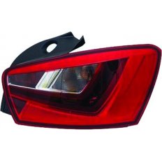 Fanale posteriore nero led 5 porte per SEAT IBIZA dal 2008 al 2012 lato destro passeggero
