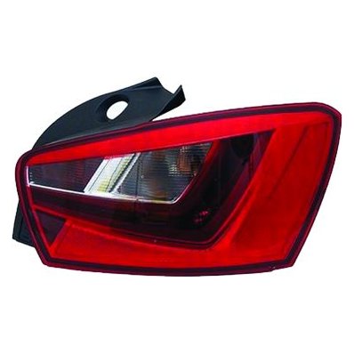 Fanale posteriore nero led 5 porte per SEAT IBIZA dal 2008 al 2012 lato destro passeggero Codice OEM 6J4945096L