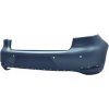 Paraurto posteriore verniciabile mod. GTD con fori sensore per VOLKSWAGEN GOLF  VI dal 2009 al 2012