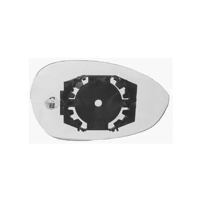 Piastra specchio retrovisore termica per FIAT PUNTO dal 2005 al 2012 lato sinistro guidatore Codice OEM 71740498