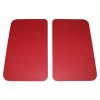 Coppia pannelli anteriori 500 F rosso per FIAT 500 dal 1965 al 1975