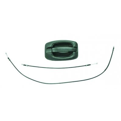 Maniglia esterna porta scorrevole dx-sx s-foro nottolino con cavo nera per FIAT DUCATO dal 2014 Codice OEM 735307399