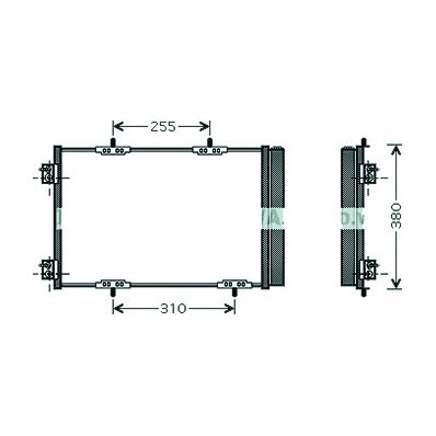 Condensatore per CITROEN C4 dal 2018 Codice OEM 6455HF