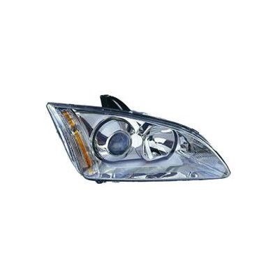 Proiettore xenon cromato per FORD FOCUS dal 2004 al 2008 lato destro passeggero