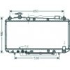 Radiatore acqua per TOYOTA RAV 4 dal 2000 al 2003