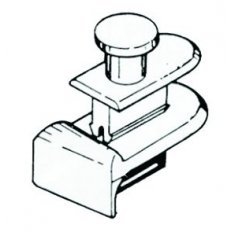 Molletta tirante cappelliera sinistra per FIAT TIPO dal 1988 al 1995