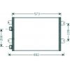 Condensatore per DACIA SANDERO dal 2008 al 2012