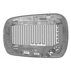 Piastra specchio retrovisore termica per FORD FIESTA MK V dal 2002 al 2005 lato sinistro guidatore