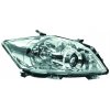 Proiettore cromato per TOYOTA AURIS dal 2010 al 2012 lato destro passeggero