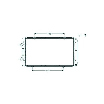Radiatore acqua per FIAT DUCATO dal 2002 al 2006 Codice OEM 1330X8