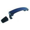 Maniglia esterna anteriore dx-posteriore dx-sx s-foro nottolino nera liscia per OPEL ANTARA dal 2006 al 2010
