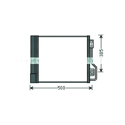 Condensatore per SMART FORTWO dal 2007 al 2012 Codice OEM A4515000154